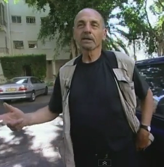 Ze'ev Eckstein, assassin of Kastner, in present-day Israel (Screen Capture from Youtube)